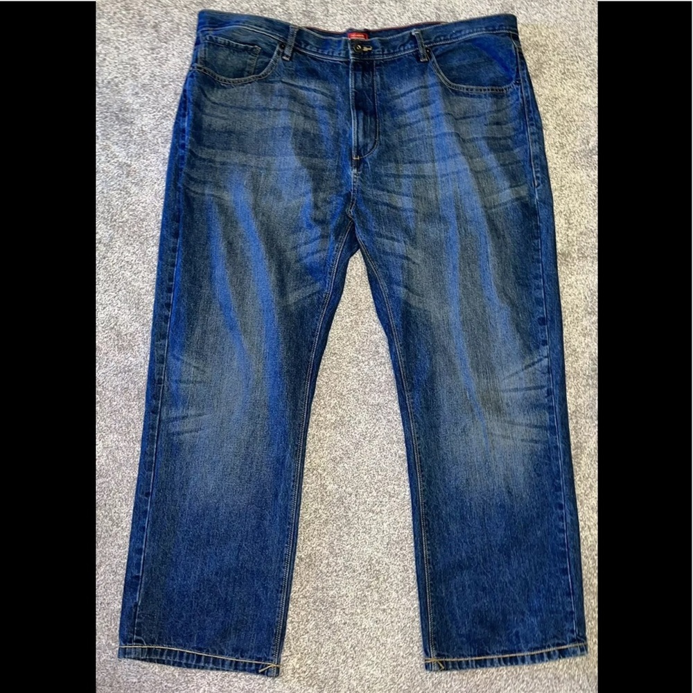Sean John Hamilton Men’s 42x30 Wide Leg Baggy Blue Jeans